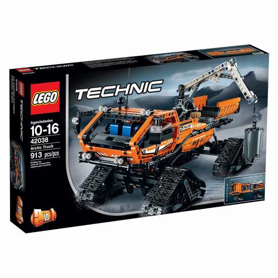  LEGO 乐高 科技机械系列 42038 极地工程卡车积木套装（913pcs） 87.97元限时特卖并包邮！