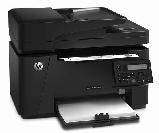  历史最低价！HP 惠普 Laserjet Pro M127fn 多功能黑白激光打印机5折 99.99元限时特卖并包邮！