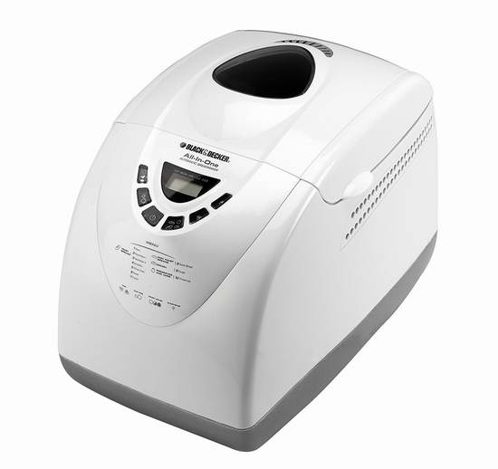  BLACK+DECKER B2200 2磅立式全自动面包机 59.99元限时特卖并包邮！