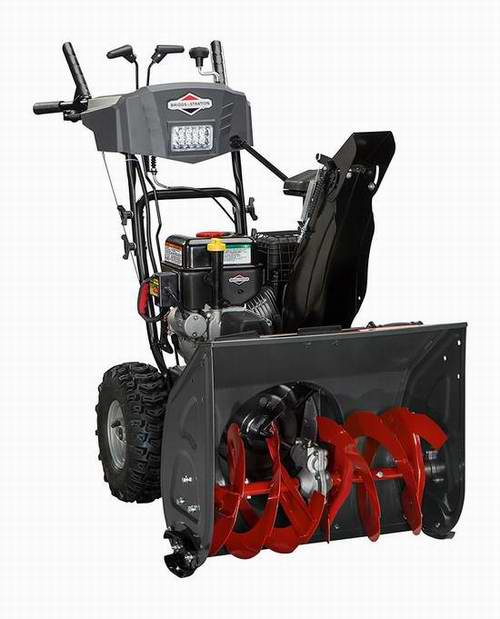  历史最低价！Briggs & Stratton 1696614 208cc 24英寸双阶汽油铲雪机 699元限时特卖！