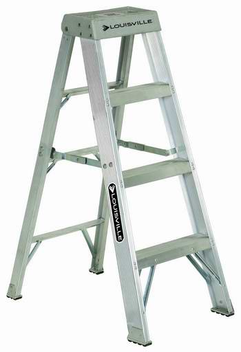  历史新低！Louisville Ladder AS1004 4英尺人字重型铝梯2.7折 66.88元限时特卖并包邮！