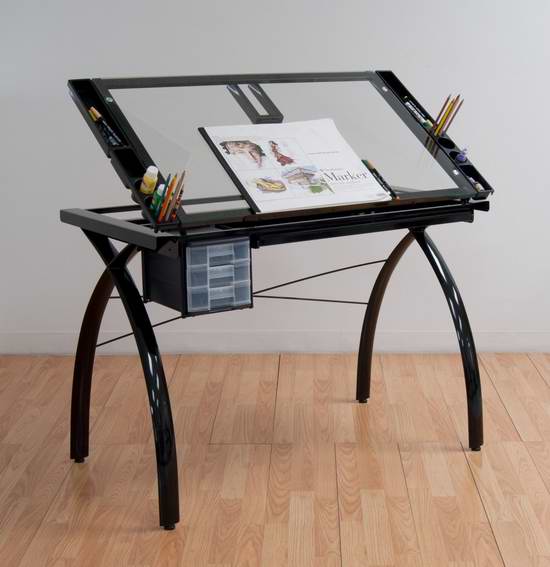  Studio Designs 10072 钢化玻璃绘画桌 199.99加元限时特卖并包邮！