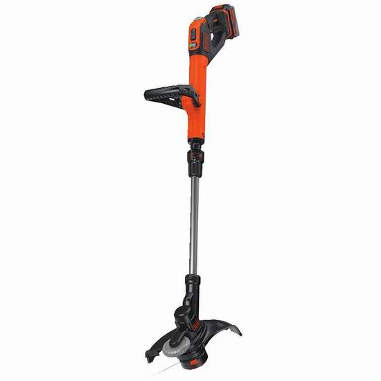  历史最低价！BLACK + DECKER LSTE525 20伏无绳草坪修边机+双锂电池 99.99加元包邮！