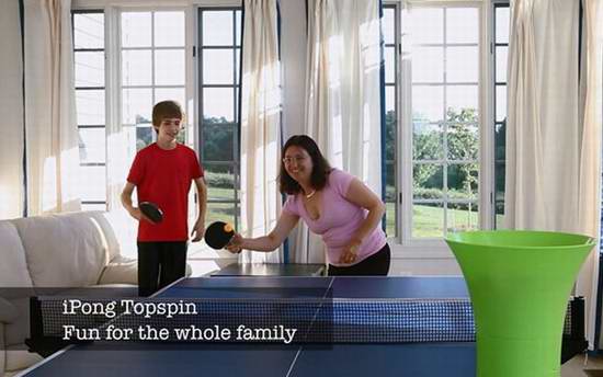  iPong Topspin 乒乓球发球机6.1折 59.98加元包邮！