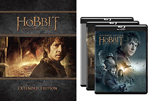  历史最低价！The Hobbit Trilogy Extended Edition 霍比特人三部曲加长版（蓝光/DVD） 43.99-47.99元限时特卖并包邮！