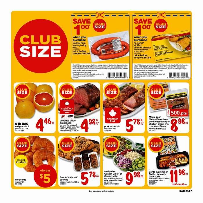 Superstore超市本周（2016.12.2-2016.12.8）打折海报