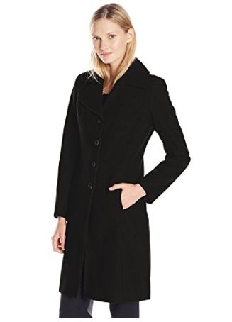  Tommy Hilfiger 女士长款混纺羊毛大衣 118元（2色），原价 160.5元，包邮