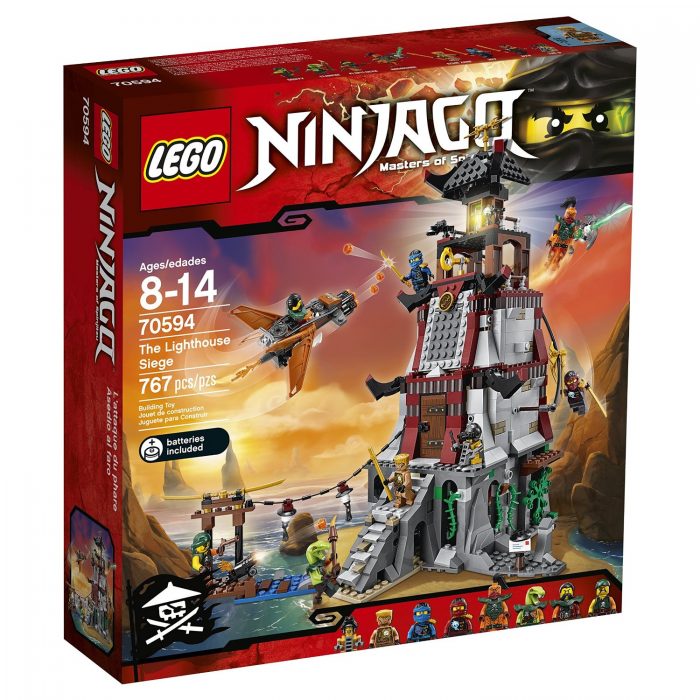  LEGO 乐高 70594 Ninjago 幻影忍者系列 忍者灯塔保卫战 71.97元，原价 89.99元，包邮