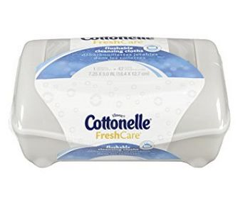  Cottonelle Freshcare 可溶解湿巾纸  1.32元，原价 3.99元