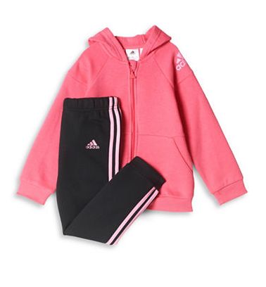 The Bay 精选 Adidas儿童运动服饰 4折起特卖，套装最低 18元！