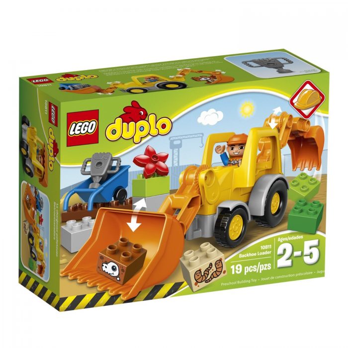  LEGO 乐高 DUPLO 10811 挖掘装载车 14.37元，原价 20元，购满100元