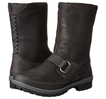  Merrell 女款真皮短靴 50.4元起特卖（黑色），原价 405.46元，包邮