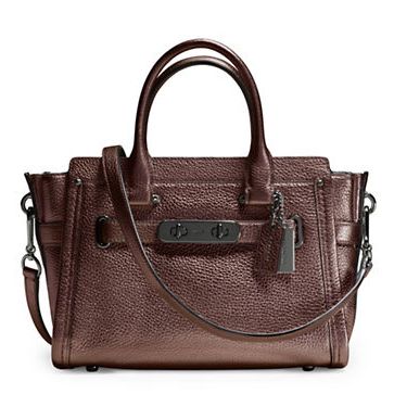  COACH Swagger 手提包 4.2折 235.19元，原价 560元，包邮
