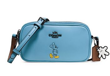  COACH Boxed Mickey Mouse超可爱米奇斜挎包 4折 76加元，原价 190加元