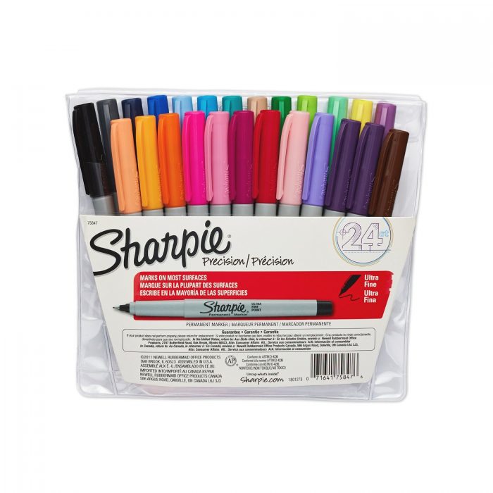  Sharpie 75847超细马克笔 24支装 17.99加元，原价 41.99加元