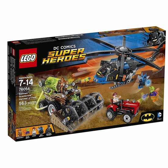  Lego 乐高 76054 超级英雄系列 蝙蝠侠稻草人恐怖集中营积木套装（563pcs）5折 37.5加元包邮！