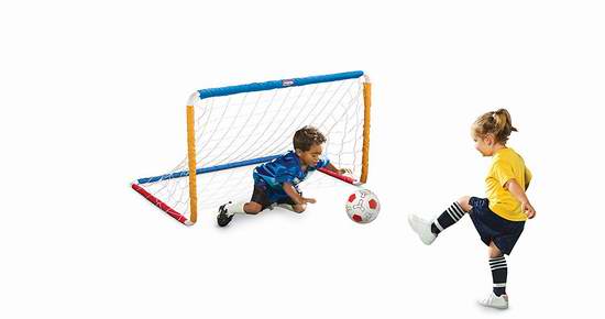  历史新低！Little Tikes 小泰克 MGA 儿童足球+球门套装6折 29.4限时特卖！