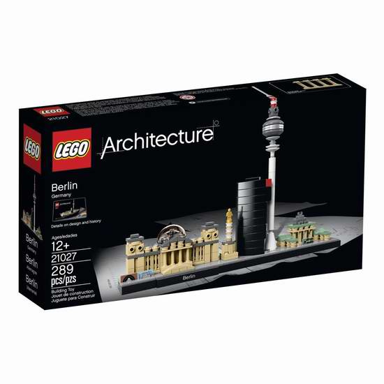 Lego 乐高 21027 建筑系列 柏林 积木套装6.5折 25.35元限时特卖！