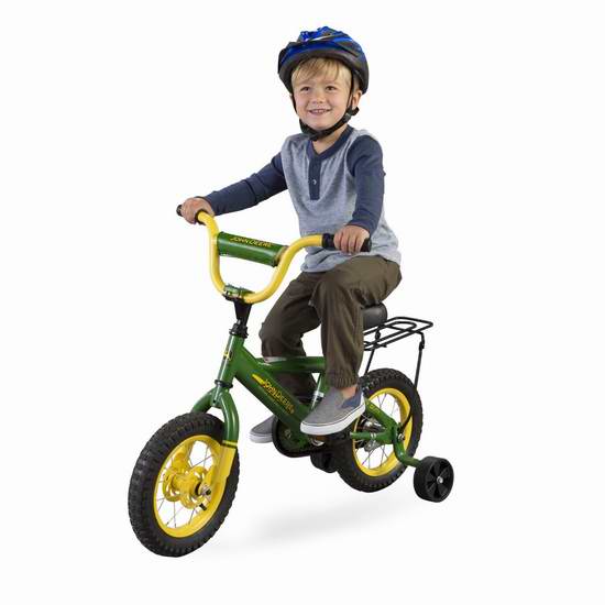  历史新低！ERTL John Deere 12英寸男童自行车 73.91元限时特卖并包邮！