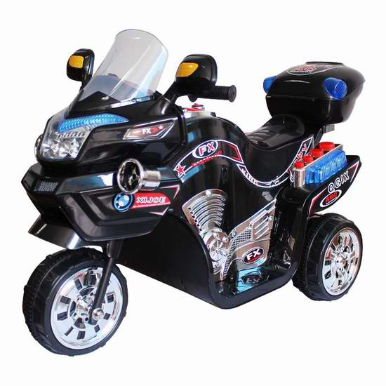  Lil' Rider 80-KB901K Fx 儿童电动三轮摩托车 94.25元限时特卖并包邮！