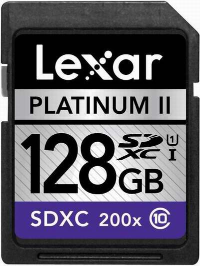  历史新低！Lexar Platinum II 200x 128GB SDXC 闪存卡2.7折 40.02元限量特卖并包邮！