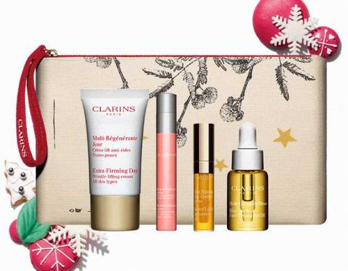  Clarins 娇韵诗 购物满100元送最高价值96元5件套大礼包！4款可选！