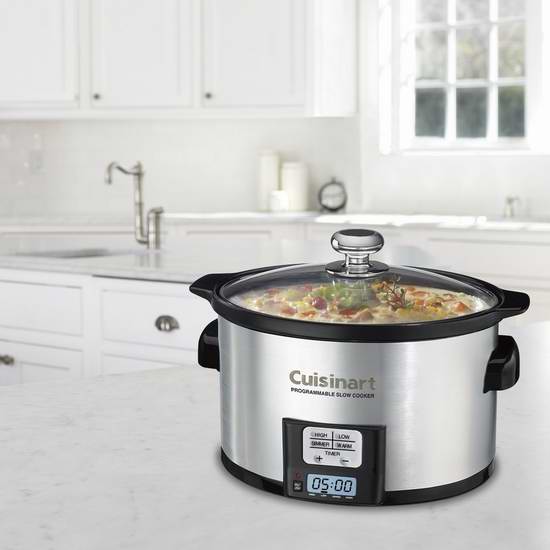 历史最低价！Cuisinart 美膳雅 PSC-350C 3.5夸脱可编程慢炖锅5.6折 49.99元限时特卖并包邮！