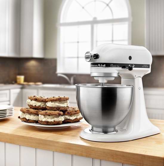  KitchenAid KSM75WH 4.5夸脱 经典Plus系列 立式搅拌厨师机6.1折 299.99加元包邮！