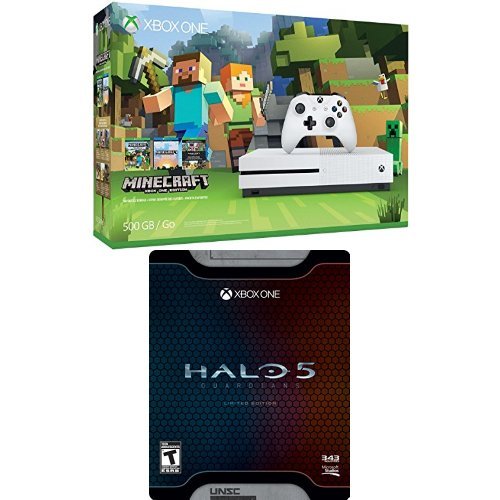  精选4款 Xbox One S 500GB/1TB 家庭娱乐游戏机套装 329.99元起限时特卖并包邮！额外再送《光环5：守护者》！