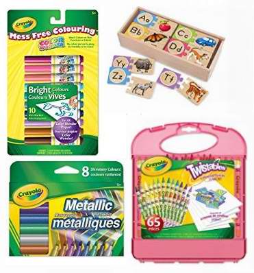  金盒头条：精选23款 Crayola、Melissa & Doug 彩色画笔、木质玩具等3.3折起限时特卖！