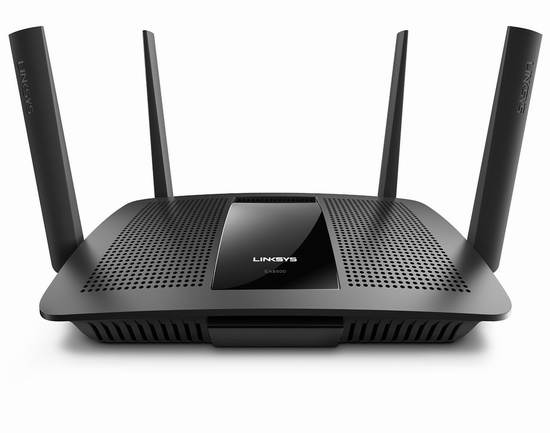  历史新低！Linksys EA8500 Max-Stream AC2600 MU-MIMO 智能无线路由器