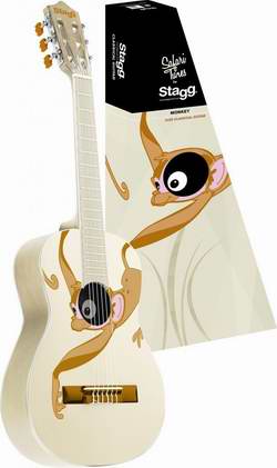  售价大降！历史新低！Stagg C530 MONKEY 3/4 古典吉他3.9折 75.75元限时特卖并包邮！