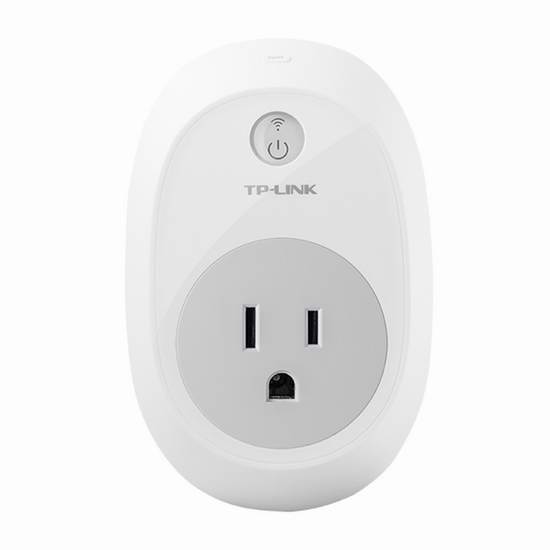  历史最低价！TP-Link HS100 Wi-Fi 智能无线遥控插座4.4折 19.99加元！