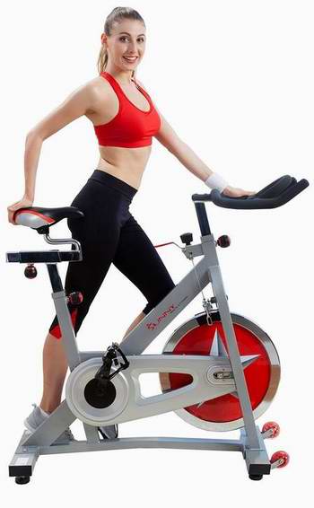 网 购 周 专 享.Sunny Health & Fitness Pro SF-B901 链 条 版 家 用 动 感 健 身 自 行 车 4....