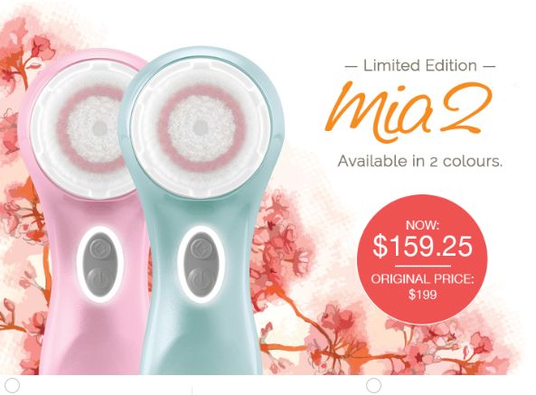  Clarisonic Mia 2 超声波洗脸神器/洗脸刷 159.25加元，原价 199加元，包邮