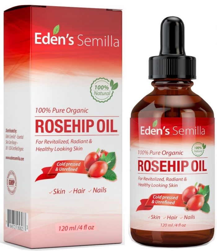  Eden's Semilla 100％冷压萃取有机玫瑰果油 21.95加元特卖（120ml）！