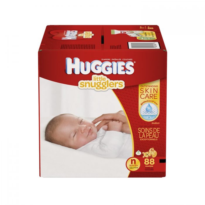  Huggies 新生儿纸尿裤 21.82加元（88片），原价 29.99加元，会员价 18.38加元