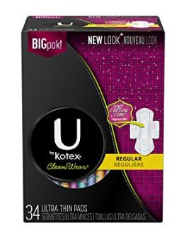  U By Kotex 高洁丝超薄常规卫生巾34片 5.92元特卖，原价 8.98元