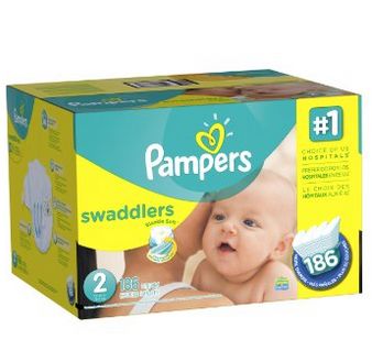  Pampers 帮宝适 Swaddlers 纸尿裤 27.89加元（3、4号；其他号 31.42加元），原价 49.99加元，会员价为26.82-23.78加元