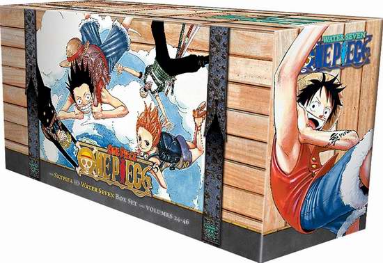  One Piece 海贼王 盒装2（Volumes 24-46）: 水之七都 空岛 106.66元限量特卖并包邮！