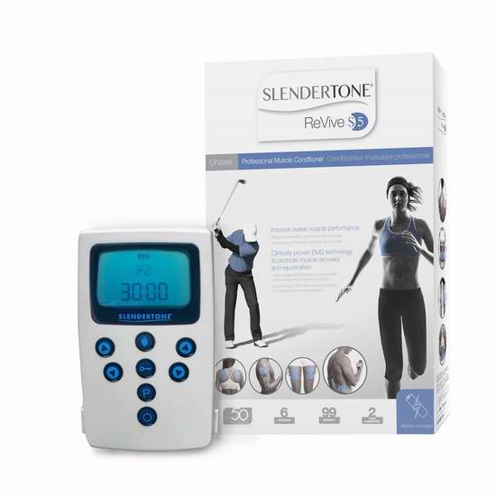  历史新低！Slendertone Revive S5 微电肌肉按摩刺激器 74.99元限时特卖并包邮！