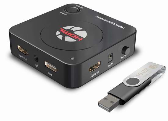  HDML-Cloner 高清视频录制盒+16GB U盘套装 105.59元限量特卖并包邮！