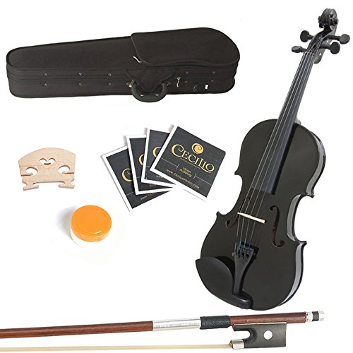  售价大降！历史新低！Mendini MA-Black 13英寸实木小提琴套装2.7折 43.41加元限时特卖并包邮！