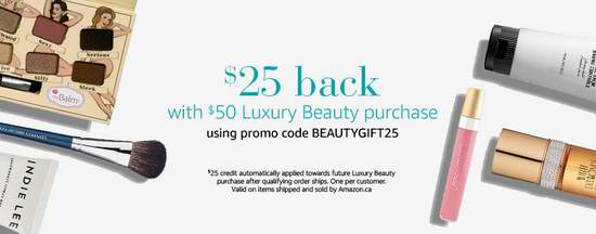  精选630款 Luxury Beauty 美妆护肤品，购满50元，立返25元！