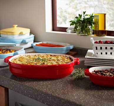  精选3款 KITCHENAID Nesting 陶瓷烤盘4件套3折 48元限时清仓！