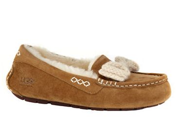  反季囤货！UGG Ansley Knit一脚蹬羊毛休闲鞋 122.99加元（6码），原价 165加元，包邮