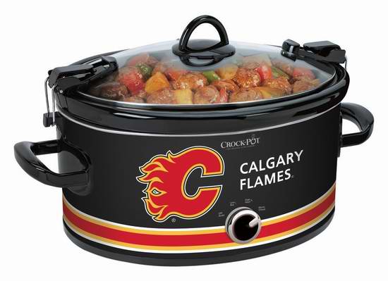  历史新低！Crock-Pot NHL 卡尔加里火焰队 授权6夸脱慢炖锅1.8折 9.99加元限时清仓！