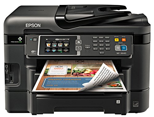  接近史低价！Epson 爱普生 Workforce WF-3640 多功能无线彩色喷墨打印机4.5折 99.94元限时特卖并包邮！