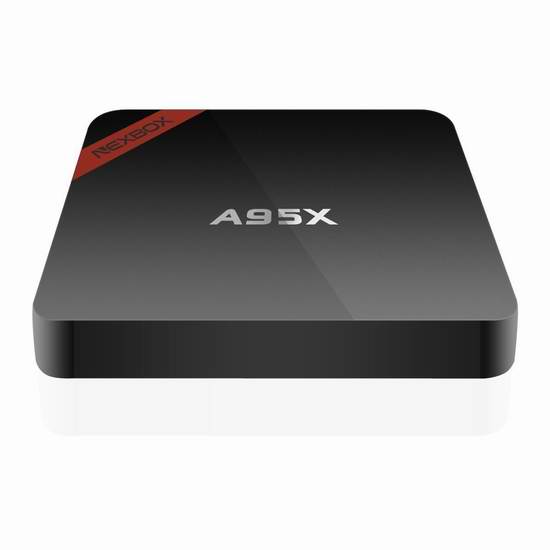  NEXBOX A95X 3D 4K高清四核蓝牙流媒体播放器/网络电视机顶盒 45.59加元限量特卖并包邮！