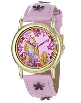  历史新低！Disney 迪士尼 Tangled Rapunzel 女童粉红石英腕表 14.63加元限时特卖！